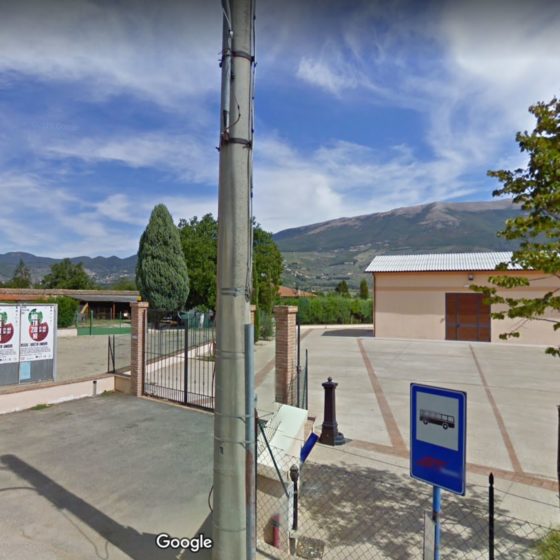 DanzaTrevi sede di Cannaiola, via Sant'Angelo, anno accademico 2019-2020 da Google Maps-Street View