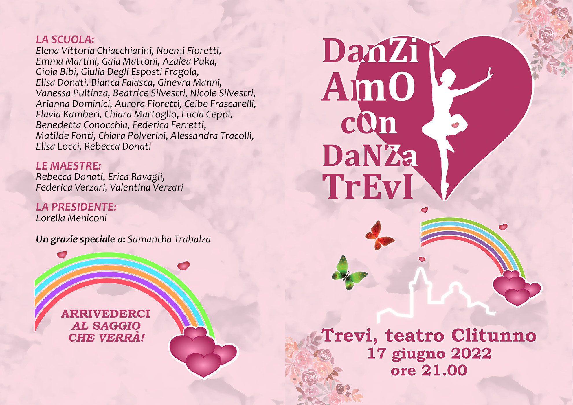 Danziamo con DanzaTrevi nel cuore!