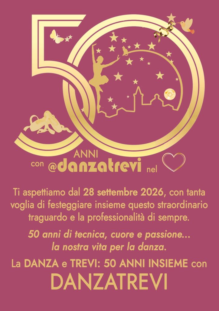 DanzaTrevi 50 ANNI una cartolina per iniziare...